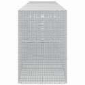 GABION Z DRUTU 5 MM I SIATKĄ 5X5 CM 900X100X150 CM