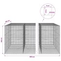 GABION Z DRUTU 5 MM I SIATKĄ 5X5 CM 900X100X150 CM