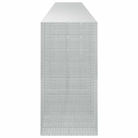 GABION Z DRUTU 3,5 MM I SIATKĄ 5X2,5 CM 1050X100X200 CM