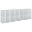 GABION Z DRUTU 3,5 MM I SIATKĄ 5X2,5 CM 600X100X200 CM
