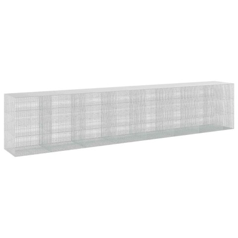 GABION Z DRUTU 3,5 MM I SIATKĄ 5X2,5 CM 750X100X150 CM