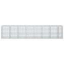 GABION Z DRUTU 3,5 MM I SIATKĄ 5X2,5 CM 750X100X150 CM