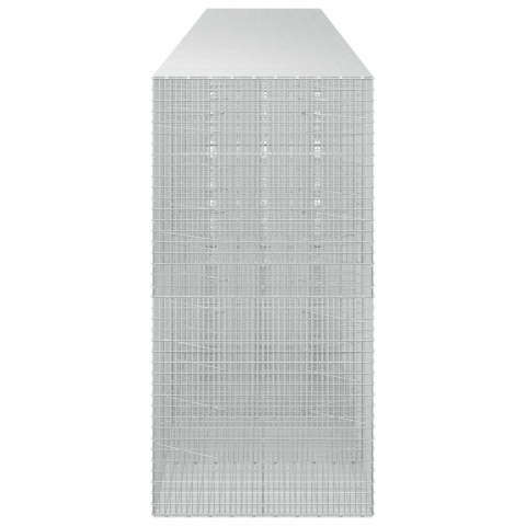 GABION Z DRUTU 3,5 MM I SIATKĄ 5X2,5 CM 900X100X200 CM