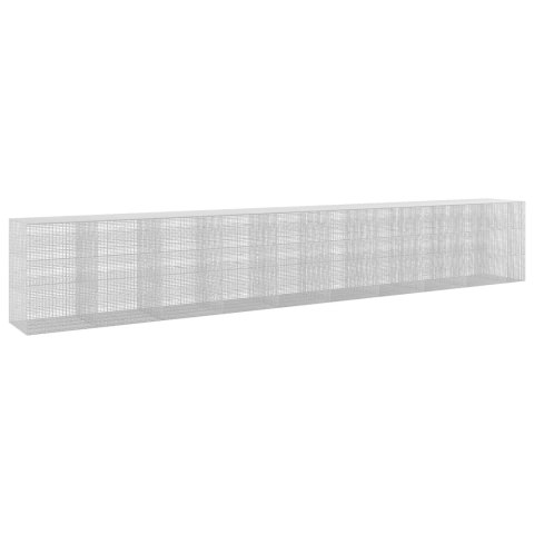 GABION Z DRUTU 3,5 MM I SIATKĄ 5X2,5 CM 950X100X150 CM