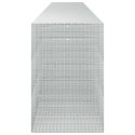 GABION Z DRUTU 3,5 MM I SIATKĄ 5X2,5 CM 950X100X150 CM
