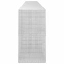 GABION Z DRUTU 3,5 MM I SIATKĄ 5X2,5 CM 1150X100X200 CM