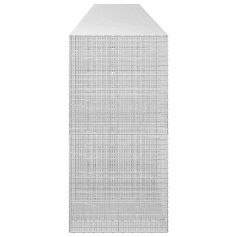 GABION Z DRUTU 3,5 MM I SIATKĄ 5X2,5 CM 1150X100X200 CM