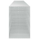 GABION Z DRUTU 3,5 MM I SIATKĄ 5X2,5 CM 900X100X150 CM