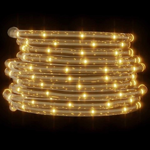 WĄŻ ŚWIETLNY, 120 LED, CIEPŁA BIEL, 5 M, PVC