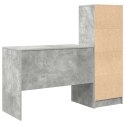 BIURKO BETONOWY SZARY 145.5 X 50 X 127 CM 2 SZT.