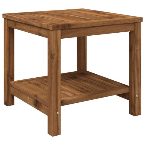 STOLIK KAWOWY NATURALNY 48,5 X 49 X 45 CM LITE DREWNO AKACJI
