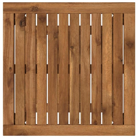 STOLIK KAWOWY NATURALNY 48,5 X 49 X 45 CM LITE DREWNO AKACJI