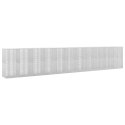 GABION Z DRUTU 3,5 MM I SIATKĄ 5X2,5 CM 1100X100X200 CM