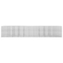 GABION Z DRUTU 3,5 MM I SIATKĄ 5X2,5 CM 1100X100X200 CM