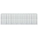 GABION Z DRUTU 3,5 MM I SIATKĄ 5X2,5 CM 700X100X200 CM