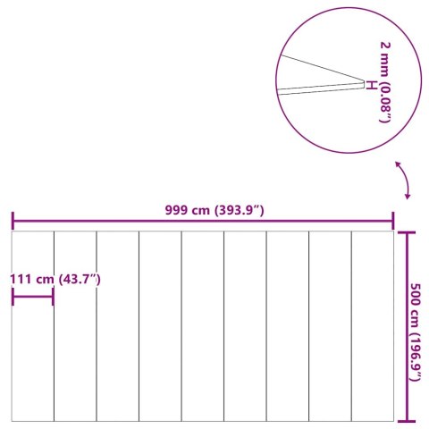 MATA POD BASEN, JASNOSZARA, 420X220 CM, GEOWŁÓKNINA POLIESTROWA