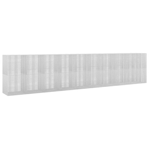 GABION Z DRUTU 3,5 MM I SIATKĄ 5X2,5 CM 950X100X200 CM