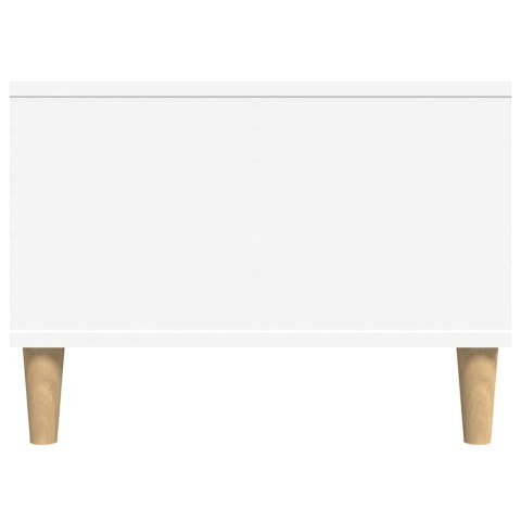 STOLIK KAWOWY, BIAŁY 90X50X36,5 CM, MATERIAŁ DREWNOPOCHODNY
