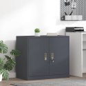 SZAFKA DO PRZECHOWYWANIA ANTRACYT 80 X 40 X 70 CM STAL