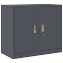 SZAFKA DO PRZECHOWYWANIA ANTRACYT 80 X 40 X 70 CM STAL