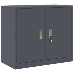 SZAFKA DO PRZECHOWYWANIA ANTRACYT 80 X 40 X 70 CM STAL