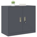 SZAFKA DO PRZECHOWYWANIA ANTRACYT 80 X 40 X 70 CM STAL