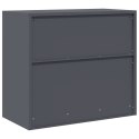 SZAFKA DO PRZECHOWYWANIA ANTRACYT 80 X 40 X 70 CM STAL