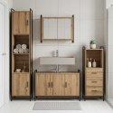 ZESTAW SZAFEK ŁAZIENKOWYCH 3 SZT. DĄB ARTISAN