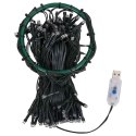 SIATKA LAMPEK CHOINKOWYCH, 210 KOLOROWYCH DIOD LED, 210 CM