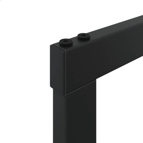 STOJAK NA DREWNO OPAŁOWE CZARNY 50X30X209 CM STALOWY