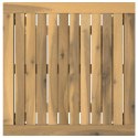 STOLIK KAWOWY BIELONY 48,5 X 49 X 45 CM LITE DREWNO AKACJI