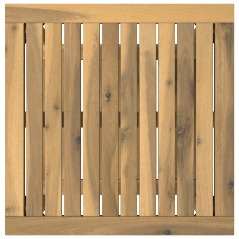 STOLIK KAWOWY BIELONY 48,5 X 49 X 45 CM LITE DREWNO AKACJI