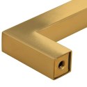 UCHWYTY DO SZAFEK 10 SZT. ZŁOTE 64 MM STAL NIERDZEWNA