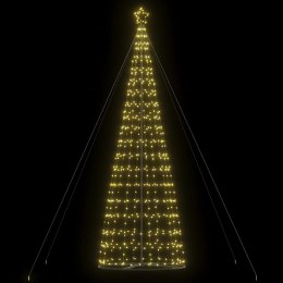 VidaXL Choinka LED 1534 LEDs Ciepła biel 500 cm