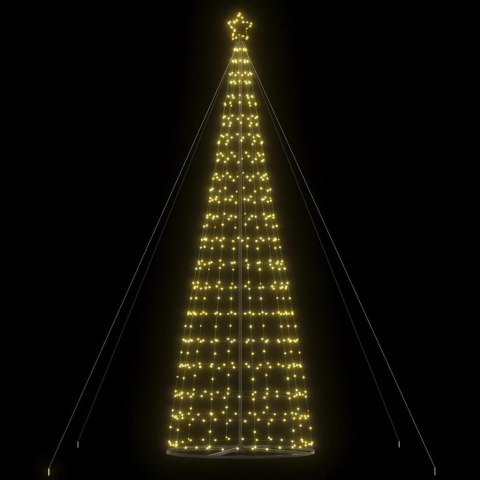 VidaXL Choinka LED 1534 LEDs Ciepła biel 500 cm