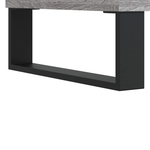 BIURKO SZARY DĄB SONOMA 140X50X75 CM MATERIAŁ DREWNOPOCHODNY
