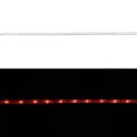 LINA ŚWIETLNA Z 240 DIODAMI LED CZERWONY 10 M PVC