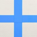 VidaXL Mata gimnastyczna z pompką, 200x100x10 cm, PVC, niebieska