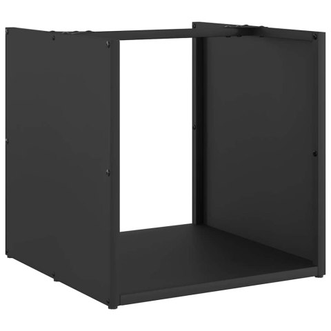 STOJAK NA DREWNO OPAŁOWE CZARNY STAL WALCOWANA NA ZIMNO