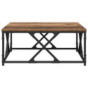 STOLIK KAWOWY STARE DREWNO 70 X 70 X 30 CM DREWNO INŻYNIERYJNE