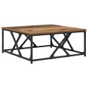 STOLIK KAWOWY STARE DREWNO 70 X 70 X 30 CM DREWNO INŻYNIERYJNE