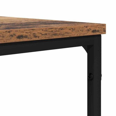 STOLIK KAWOWY STARE DREWNO 70 X 70 X 30 CM DREWNO INŻYNIERYJNE