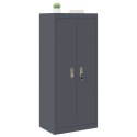 SZAFKA DO PRZECHOWYWANIA ANTRACYT 60 X 40 X 140 CM STAL