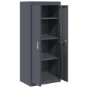 SZAFKA DO PRZECHOWYWANIA ANTRACYT 60 X 40 X 140 CM STAL