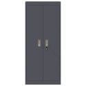 SZAFKA DO PRZECHOWYWANIA ANTRACYT 60 X 40 X 140 CM STAL