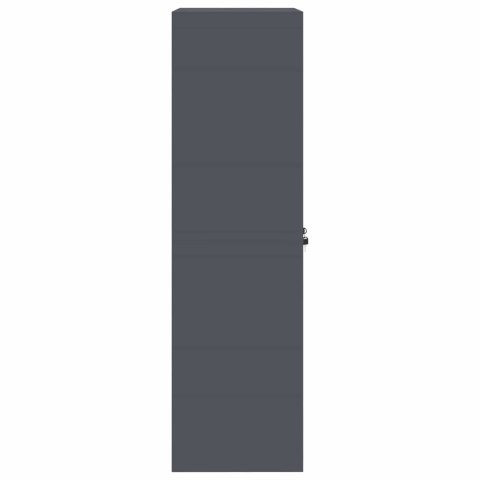 SZAFKA DO PRZECHOWYWANIA ANTRACYT 60 X 40 X 140 CM STAL