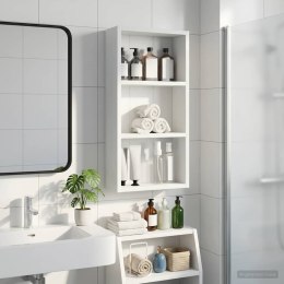 SZAFKA ŚCIENNA ŁAZIENKOWA BIAŁY 30 X 10 X 60,5 CM