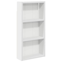 SZAFKA ŚCIENNA ŁAZIENKOWA BIAŁY 30 X 10 X 60,5 CM