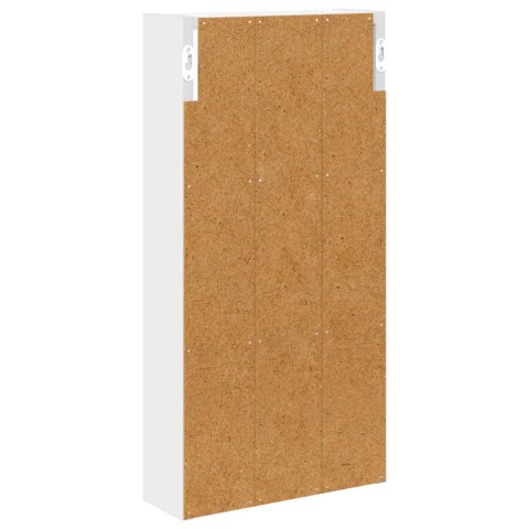 SZAFKA ŚCIENNA ŁAZIENKOWA BIAŁY 30 X 10 X 60,5 CM
