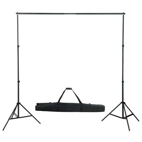 FOTOGRAFICZNY ZESTAW STUDYJNY Z LAMPAMI I TŁEM